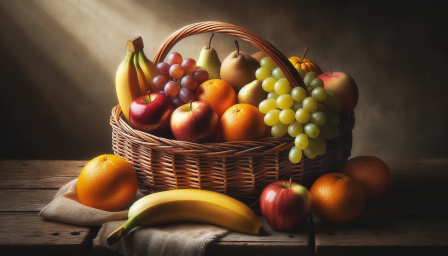 A basket of fruit