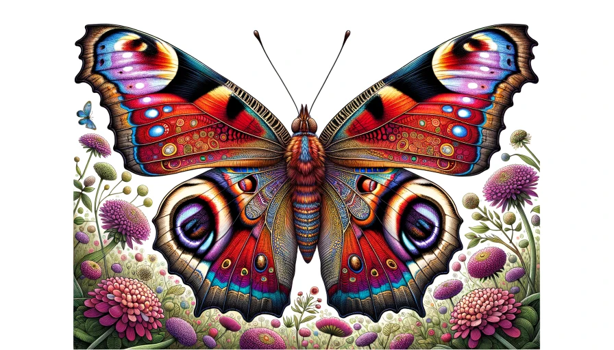 A colorful butterfly