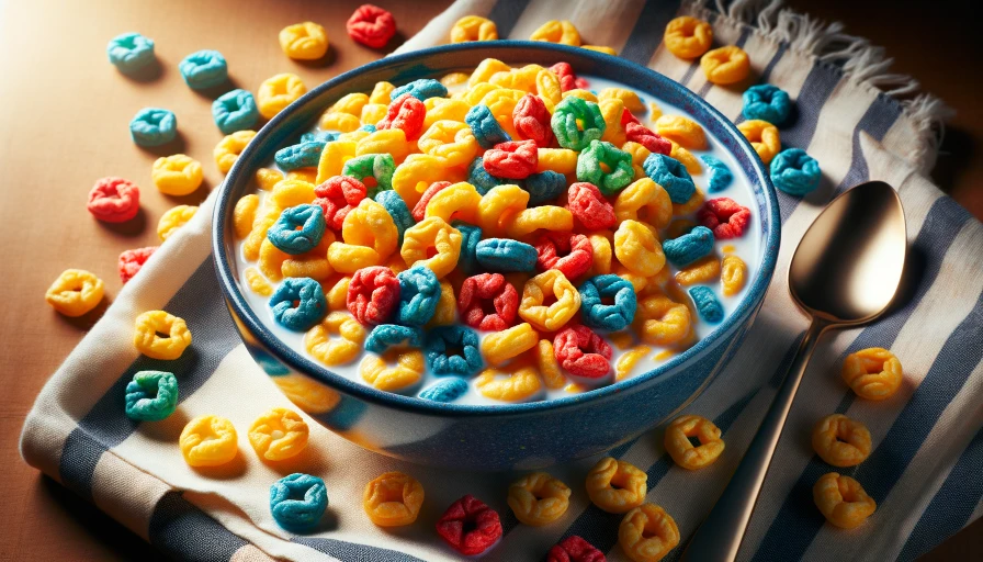 A bowl of Cap'n Crunch