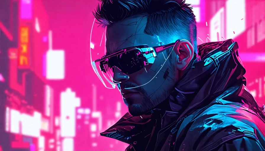 cyberpunk guy