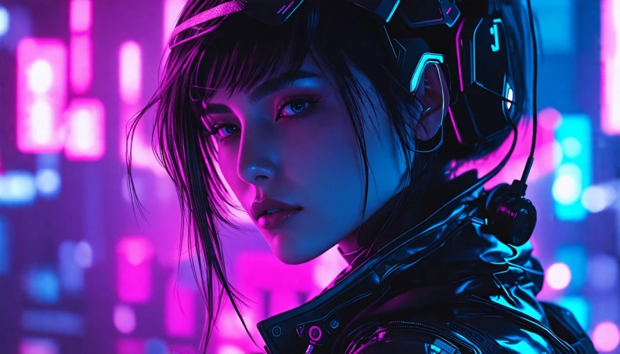 cyberpunk lady