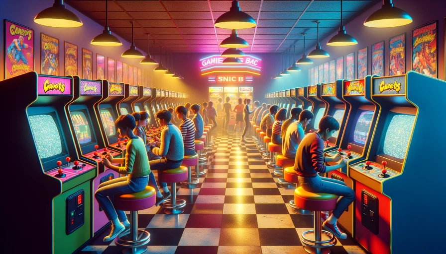 A 1980's arcade