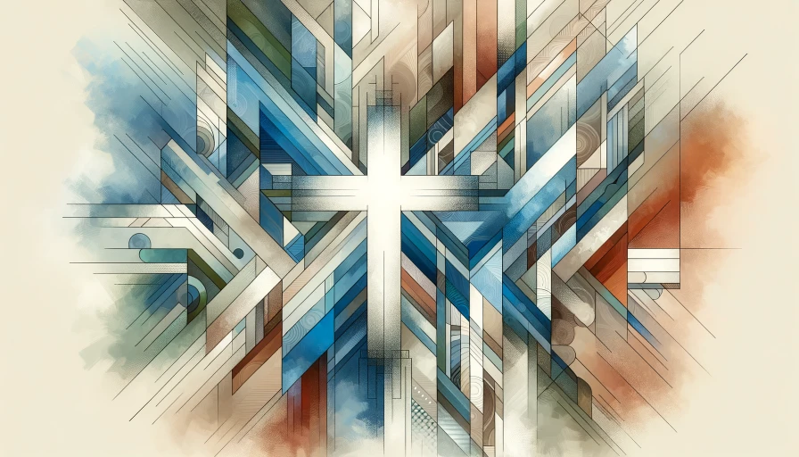 abstract Christian cross background