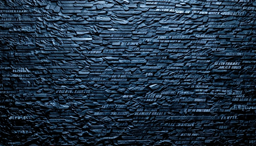 abstract text background, dark