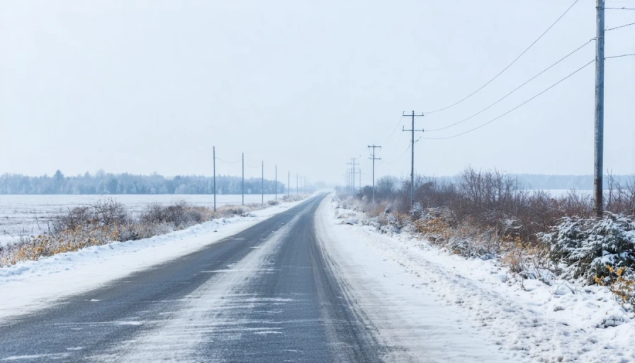 Snowy roads