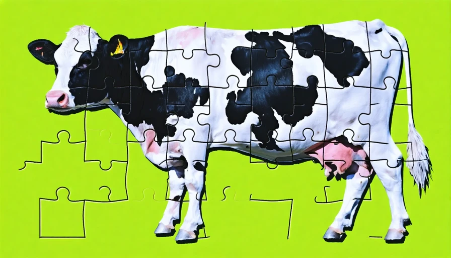 cow puzzle piece