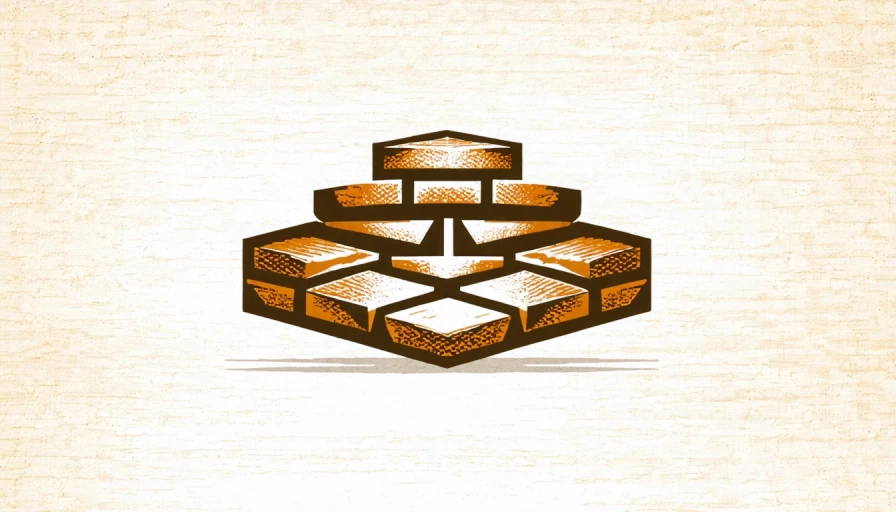 Make a logo for a masonry company. Include bricks. The company name is "Larson's Masonry"